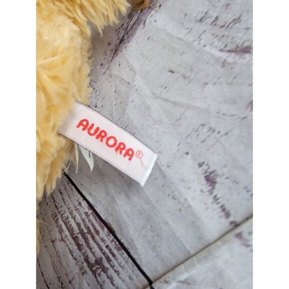 Aurora Tubbie Wubbies Lion Plush Stuffed Animal Tan Brown Soft Nose Sitting 10in - Picture 6 of 8